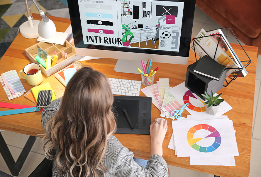 create a visual identity that feels like one world